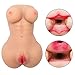 Sex Doll Male Masturbator 3D Realistic Sex Toy Lifelike Breasts Butt Tight Vigrin Pussy Mini Masturbators Love Dolls for Man (Tan)