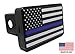 Bright Hitch - Thin Blue Line American Flag Hitch Cover