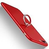 iPhone 7 Plus Case with kickstand, HUMIXX Thin and Sleek Lightweight Case Scratch Resistant Full Protective Matte Finish Hard Slim Cover for iPhone 7 Plus (Upgrade Red)