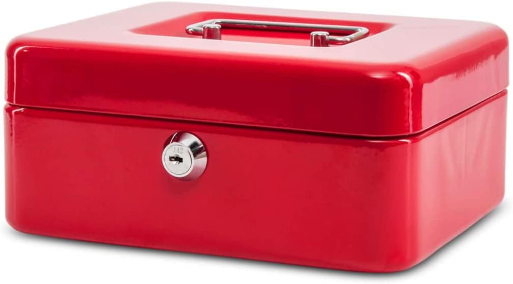 Maul 20 x 17 x 9 cm Cash Box 2 - Red