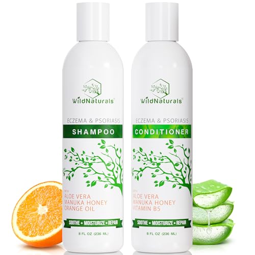 Eczema Psoriasis Shampoo & Conditioner Set for Men & Women Anti