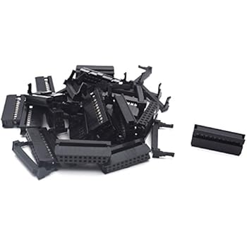 Antrader 20 Sets 2.54mm Pitch Connector FC-20 Pin Straight IDC Box Headers Connector Box Headers Female Connector