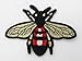 Zeng Bee Embroidered Iron-On Patch, Embroidery Applique by DIY Cloth Art Embroidery Decoration Jeans Hats Blouses Sewing sew Shirts Appliques