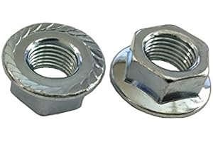 AMZ Clips And Fasteners 5 M12-1.25 JIS Hexagon Flange Nut - with Serrations - Small Hex Class 10 Zinc