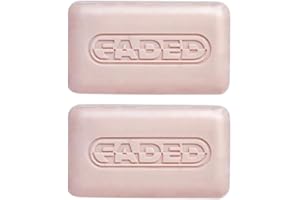 Faded Cleansing Bar for Face and Body | Kojic Acid, Vitamin C & Lactic Acid | Moisturizes | Vegan, Fragrance-Free, Safe for Sensitive Skin (2 Pack)