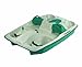 Sun Dolphin Sun Slider Adjustable 5 Seat Pedal Boat (Teal)
