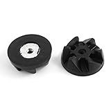 Kitchen Aid Blender Clutch Coupler 6 Teeth 36mm Dia 2 Pcs Black