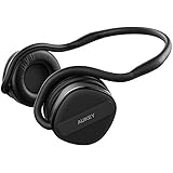 AUKEY Bluetooth Headphones, Foldable On-ear Earphones with 24 Hours Playtime, Built-in Microphone for IPhone, Android Smartphones and More
