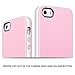 iPhone 5S Case,iPhone SE Case,Dmix Cute Apple Protective Case Soft Bumper Cases Shockproof Hybird Rubber Slim Case Anti-scratch Shell Dual Color TPU Back Cover for iPhone 5S SE 5 (White/Pink)