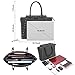 UMODA Laptop Bag for Women,13-15.6 Inch Padded Laptop Tote Bag,Multi Pockets Computer Bags for Women,Gray