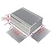 Eightwood Extrude Aluminum Project Box Electronic Enclosure Case with Flange for PCB Board DIY - 4.33 x 2.91 x 1.50 inch (LxWxH)
