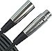 5 Pack Studio Z Microphone Cable Pack 20 FT Mic Cables 5 XLR Low Z Balanced Audio Male To Female Oxygen Free Braided Copper 3 Pin Built To Last Plus 2 Free Microphone Holders