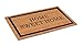 BirdRock Home Home Sweet Home Coir Doormat | 18 x 30 Inch | Standard Welcome Mat with Black Border and Natural Fade | Vinyl Backed | Outdoor