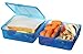 Sistema Lunch Collection Lunch Cube Food Storage Container, 47.3 Ounces/ 6 Cup, Assorted Colors