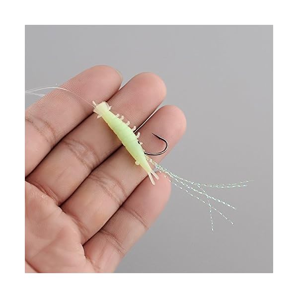 Relefree-1pack-Sabiki-5-Shrimp-Rigs-Glitter-Glow-in-the-Dark-Fish-Saltwater-Fishing-Bait-Baits-Lure-Catch-Catching-Size16-Hook-Tackel-New