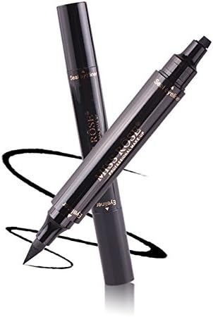 Eyeliner Stamp Liquid Eye Liner Pen Waterproof Smudge Proof Long Lasting eyeliner Vamp stamp Tool for Wing or Cat Eye Black Color