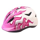 Kids Cranky Safety Helmet, Boys and Girls Safety Helmet for Roller Skating Skateboard BMX Scooter Cycling (Pink)