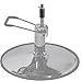 LCL Beauty Chrome Salon Barber Chair Height Extender (3