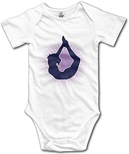 PaBa Yoga Action Sport Short Sleeve Baby Girl Clothes One-Piece Bodysuit Creeper Unisex