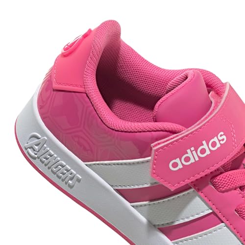 Mixte Enfant Marvel Avengers Grand Court Shoes Kids, Lucid Pink/FTWR White/Clear Pink, 33 1/2 EU