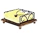GoCraft Handmade Wood and Iron Napkin Holder for Napkin and Tissue papers upto 6 inches