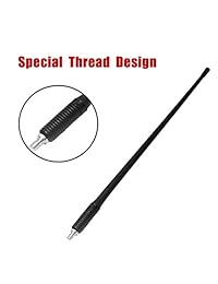 Antena de motocicleta Harley Davidson de caucho flexible, personalizada y corta de 13 pulgadas, AM FM para 1989-2019 Touring Electra Glide Ultra Classic Pack de 2
