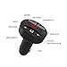 LEEHUR Car Bluetooth FM Transmitter W/ Hands-Free Calling and Dual 5V 2.1A USB Car Charger Support SD/TF Card Slot for All Smartphones Audio Players
