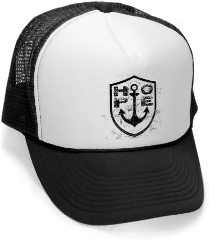 HOPE - jesus christ christian love god savior Mesh Trucker Cap Hat, Black