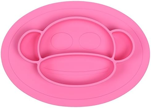 Kids silicone placemat 4 compartments for Babies, Infants, Toddlers and Kids | Suctions To Table | Safe Non-toxic Food Grade Silicone - BPA, PVC, Lead and Phthalate Free