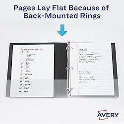 Avery Durable View 3 Ring Binder, 1 Inch EZD
