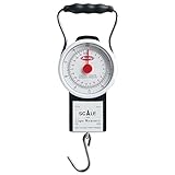 Berkley Portable Scale with Tape, 50 lbs Maximum, Black