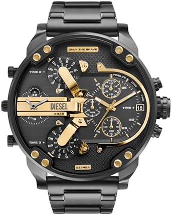 Amazon.com: Diesel Mr. Daddy 2.0 Men's Watch, Stainless Steel