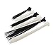 Cable Matters Combo Pack Assorted 200 Self-Locking 6+8+12-Inch Nylon Cable Ties (Tie Wraps, Zip Ties) in Black and White primary