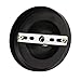 Fuloon Retro Vintage Iron Ceiling Rose Hook Plate Holder Pendant Lamp Roof Sucking Disk Chassis Light Fitting Accessory DIY (Black)