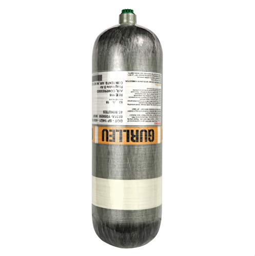 IORMAN 4500psi High Pressure Composite Cylinder Carbon Fiber PCP Paintball Air Tank (Empty Bottle) (6.8L DOT Tank)