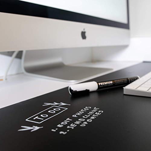 XL Black Chalkboard Contact Paper 8 FT (17.7"W x 96"L) Chalk Board