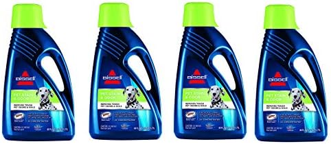 Bissell 2X Pet Stain & Odor Full Size Machine Formula, 4 Bottles (60 ounces)