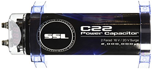 Sound Storm C22 2 Farad Car Capacitor for Energy Storage to Enhance Bass Demand from Audio System