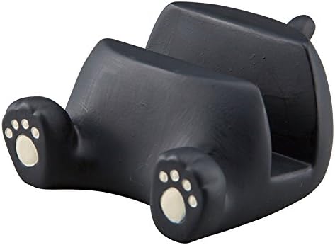 Footed Cat Smartphone Stand (Black Cat)