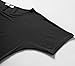 Esenchel Women's Short Sleeves Dolman Top Scoop Neck Drape Shirt