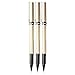 Uni-Ball Deluxe Rollerball Stick Pens, Fine Point 0.7mm, Black Ink, Champagne Gold Barrel, Pack of 3