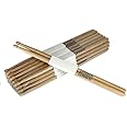 Lot of 24 PAIRS - 5A WOOD TIP NATURAL MAPLE DRUMSTICKS - PRO 48 DRUM STICKS NEW