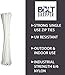 Bolt Dropper 11-Inch White Zip Ties, 1000-Pack - Heavy Duty Self-Locking Nylon Cable Ties with 50 lbs Tensile Strength - Indoor and Outdoor Cable Management Wire Tie - UV Resistant Zip Tie Wraps