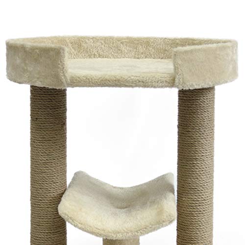 3 AmazonBasics+Platform+Cat+Tree+Beige
