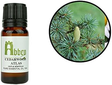 Abbey Essentials Cedarwood Atlas Essential Oil Good for Dry Skin Thinning Hair and Dandruff Has A Stimulating and Refreshing Woody Smell 10 ml