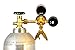 Taprite T742HP Primary Double Gauge CO2 Regulator, Brass