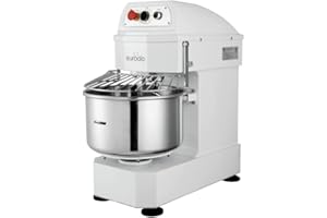 Eurodib LM20T 20-Quart Commercial Spiral Dough Mixer, 110v, White