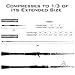 KastKing Blackhawk II Telescopic Fishing Rods, Casting 7ft 1in-Fast-MH Power