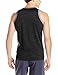adidas Men's Heathered Tank Top, Black/Granite, Large