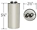 GE Genteq Round Capacitor 80 uf MFD 440 Volt 27L322BZ3 27L322